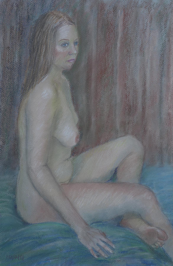 Nude Study #23 Pastel by Masami Iida