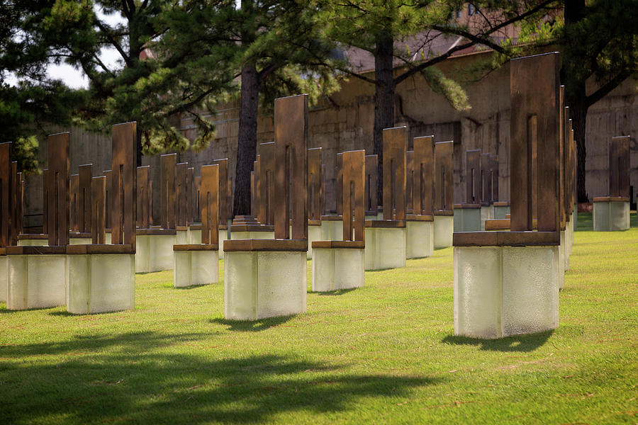 Architecture Photograph - OKC Memorial XIII by Ricky Barnard