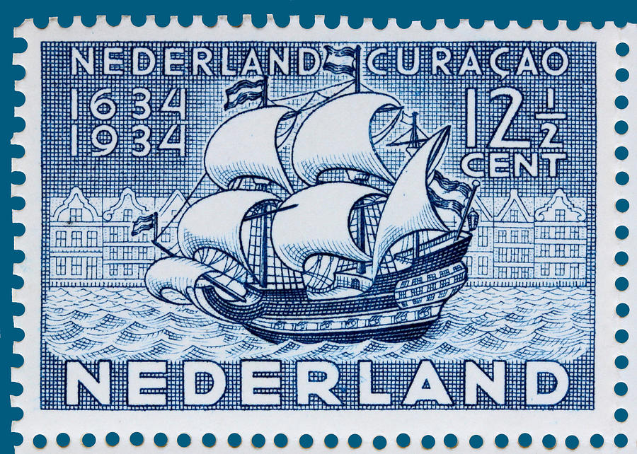 Old Dutch Postage Stamp 23 by James Hill