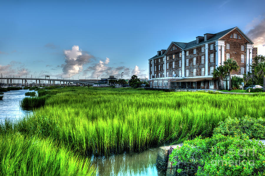 Old Rice Mill Charleston Landmark Photograph