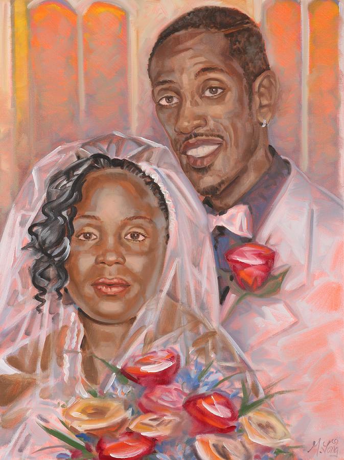 Wedding Day Painting by Gary M Long