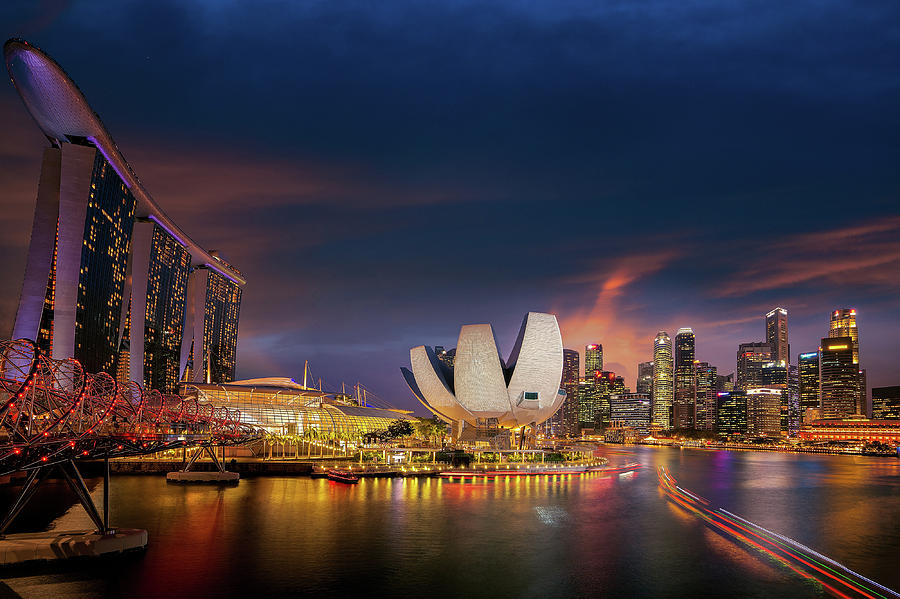 Singapore city #23 Photograph by Anek Suwannaphoom