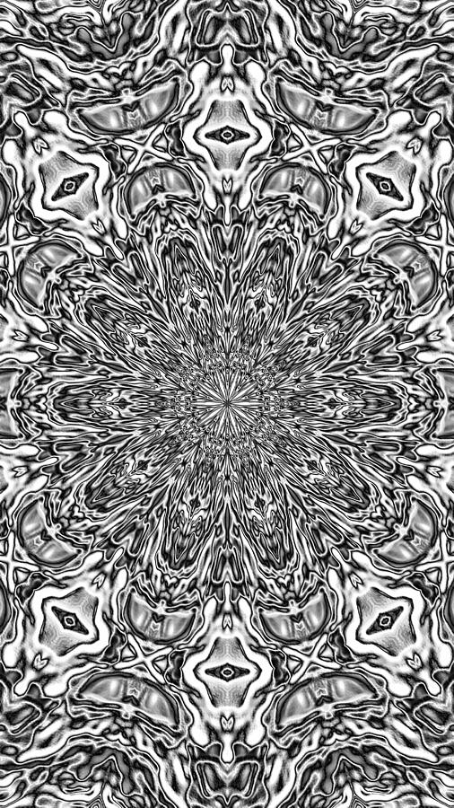 Snowflake #23 Digital Art by Belinda Cox
