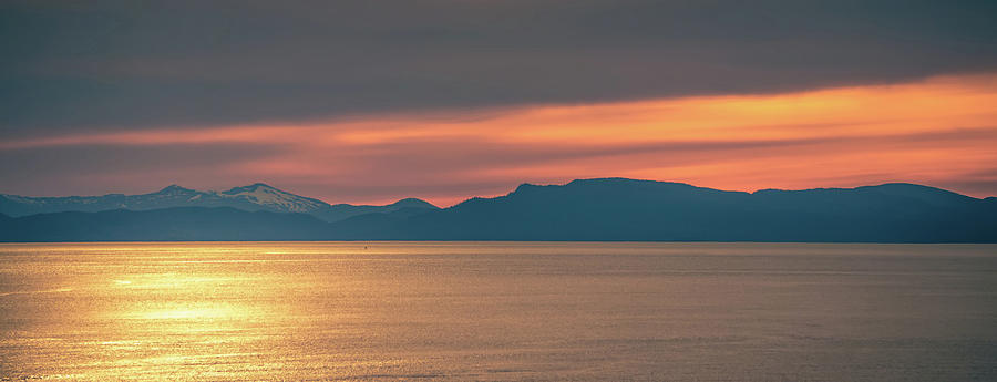 Sunset Over Alaska Fjords On A Cruise Trip Near Ketchikan #23 Photograph by Alex Grichenko