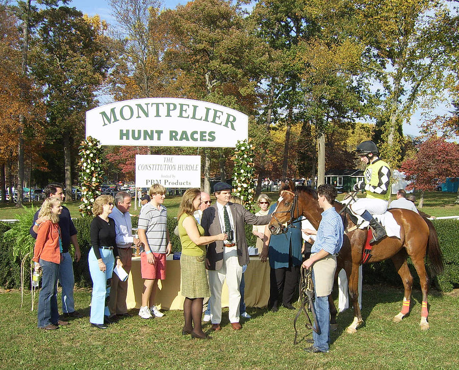 The Montpelier Hunt Races Photograph by Stephen Proper Gredler