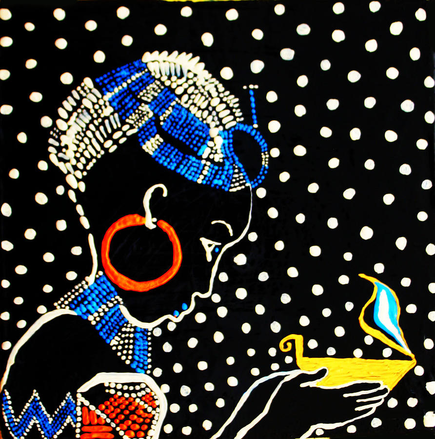 The Wise Virgin #23 Painting by Gloria Ssali