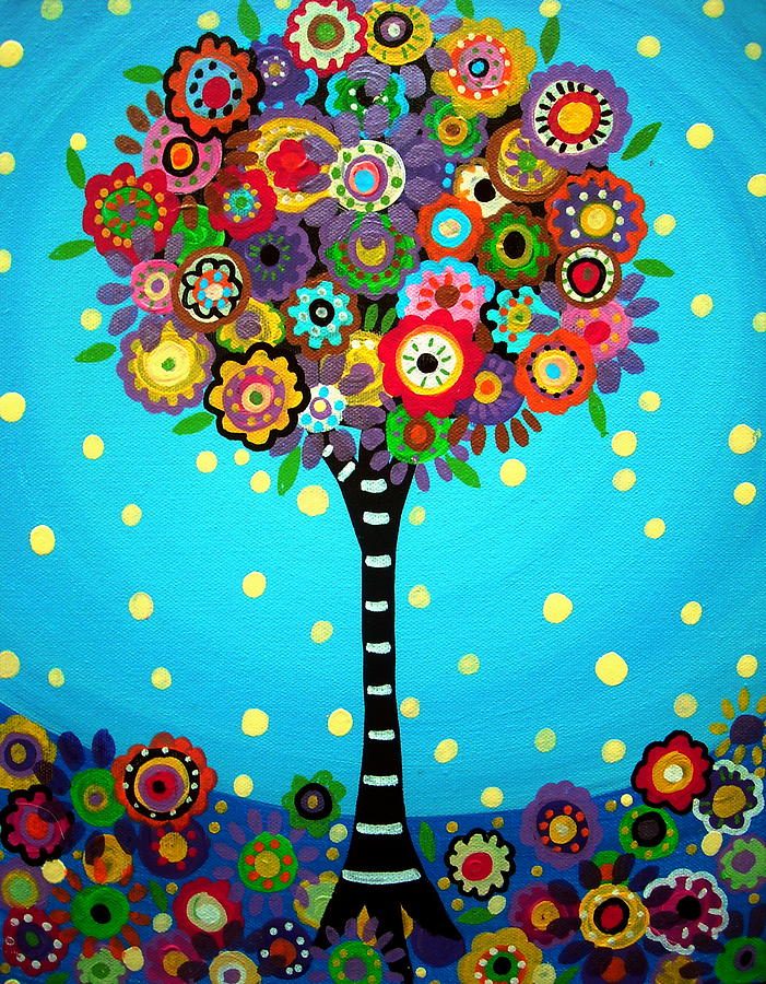 Tree Of Life #23 Painting by Pristine Cartera Turkus