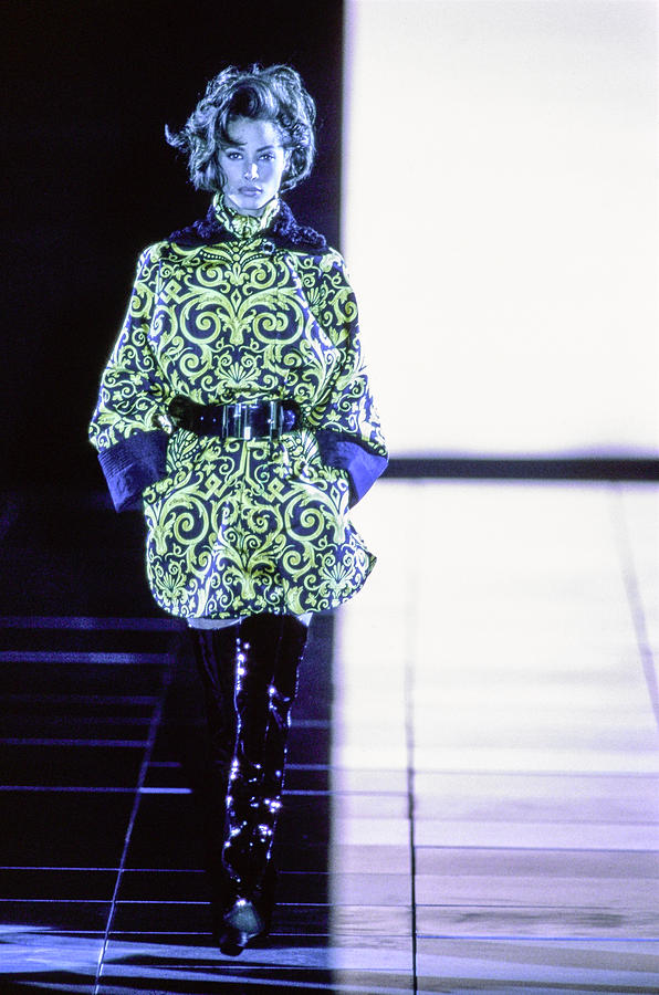 Versace Fall 1991 Rtw Show 23 Photograph by Guy Marineau Versace Fall 1991 Rtw Show 23 Photograph by Guy Marineau