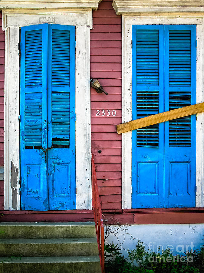 2330 Abandoned Doorway-NOLA Photograph by Kathleen K Parker