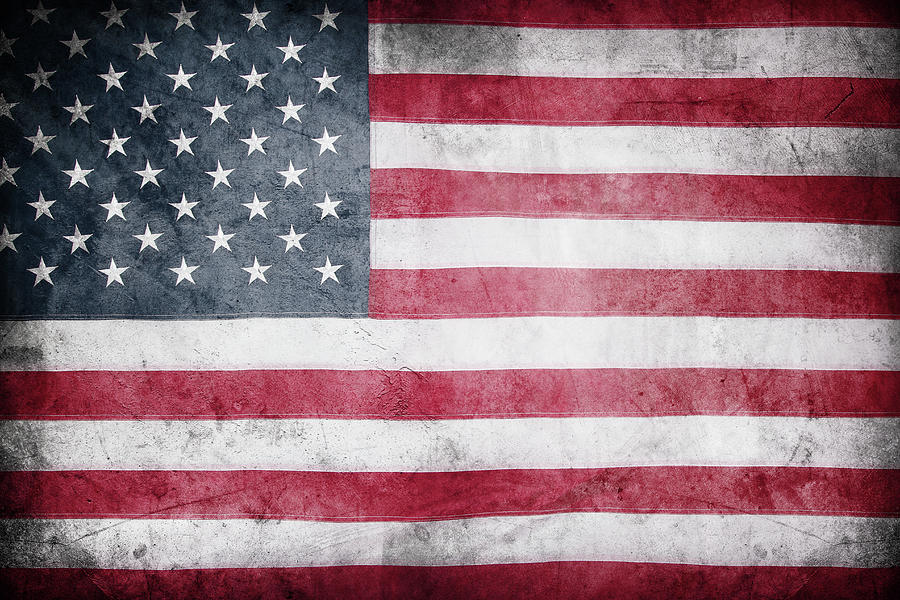 American flag 18 Photograph by Les Cunliffe