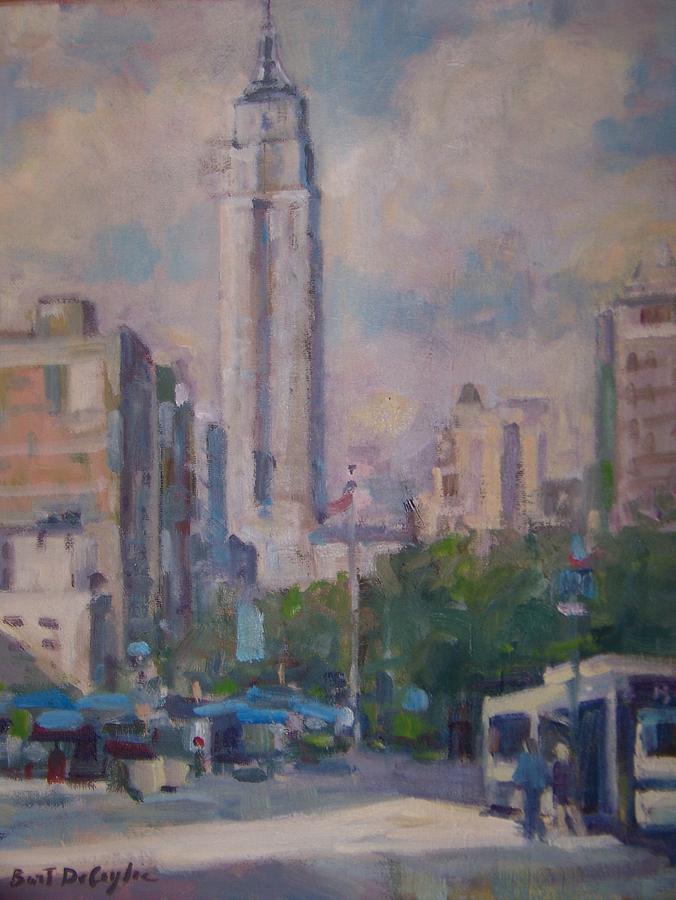 23rd St  Painting by Bart DeCeglie