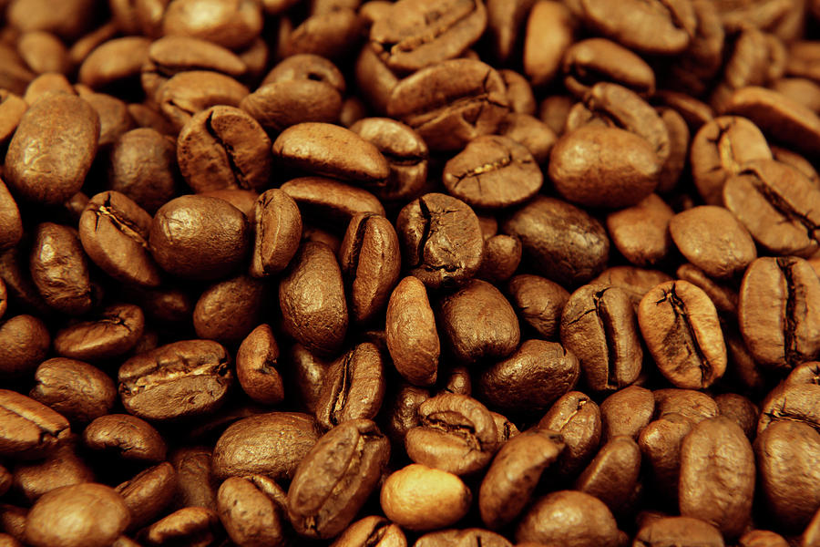 Coffee beans 2 Photograph by Les Cunliffe