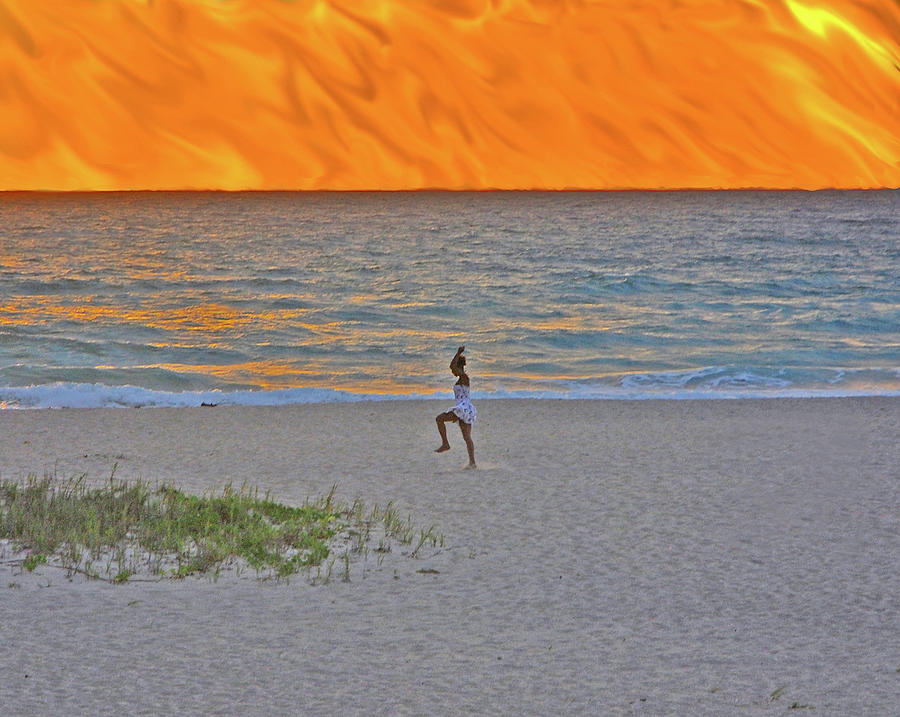 24- Fire Dance Digital Art by Joseph Keane