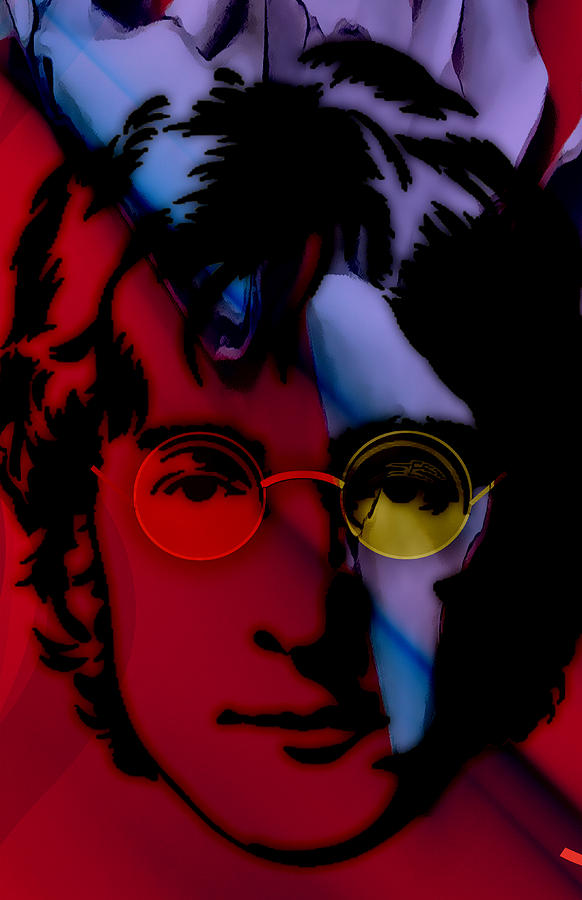 John Lennon Mixed Media - John Lennon Collection #23 by Marvin Blaine