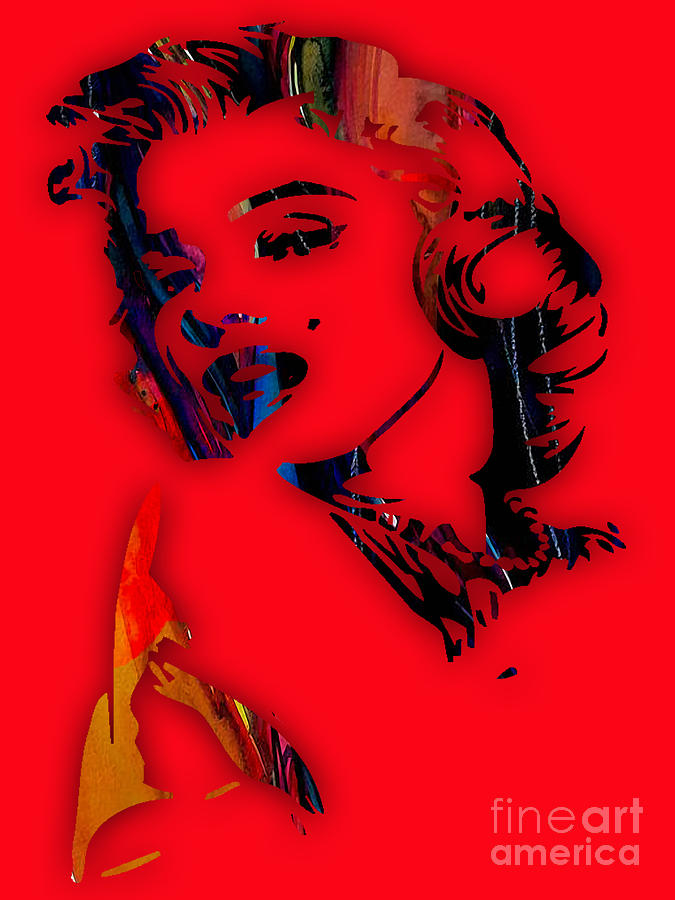 Marilyn Monroe Mixed Media - Marilyn Monroe Collection #24 by Marvin Blaine