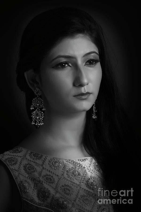 Portrait Of Indian Lady Photograph By Kiran Joshi Fine Art America 