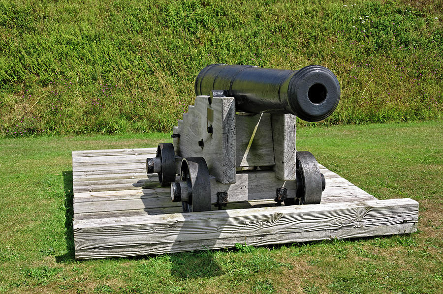 24-pounder English Gun - St Mawes Castle Photograph