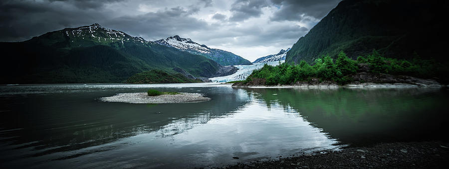 Scenery Around Mendenhall Glacier Park In Juneau Alaska #24 Photograph by Alex Grichenko