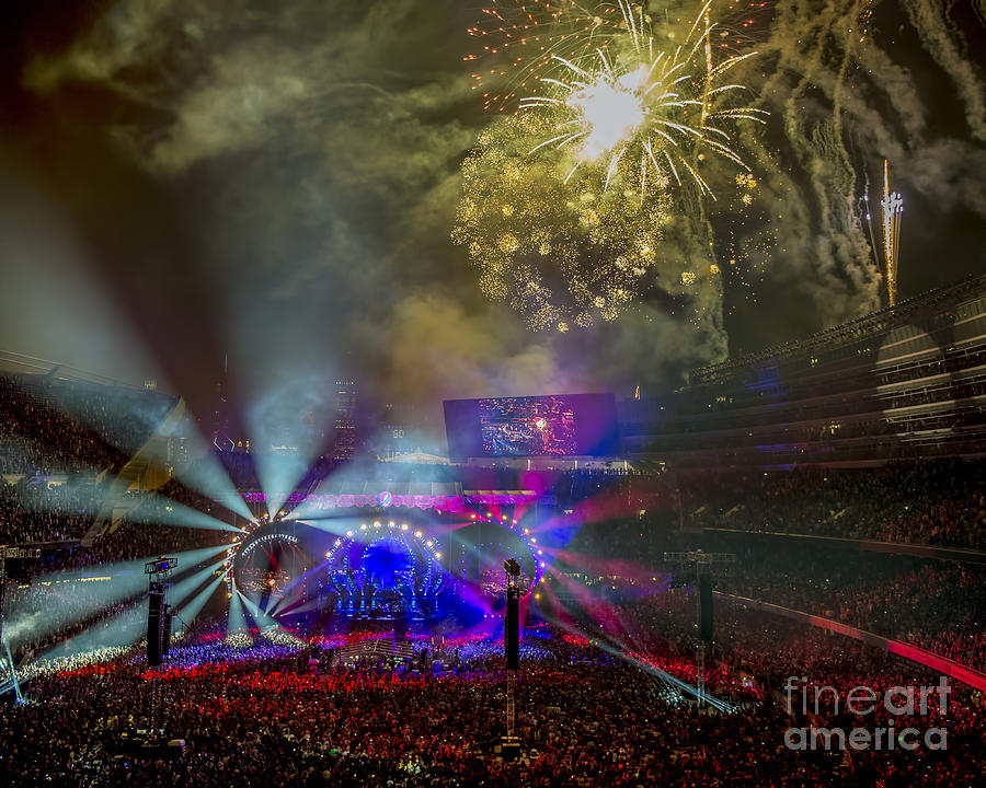 The Grateful Dead at Soldier Field Fare Thee Well Photograph by David Oppenheimer