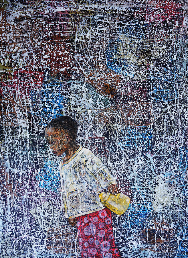 Untitled  #24 Painting by Ronex Ahimbisibwe