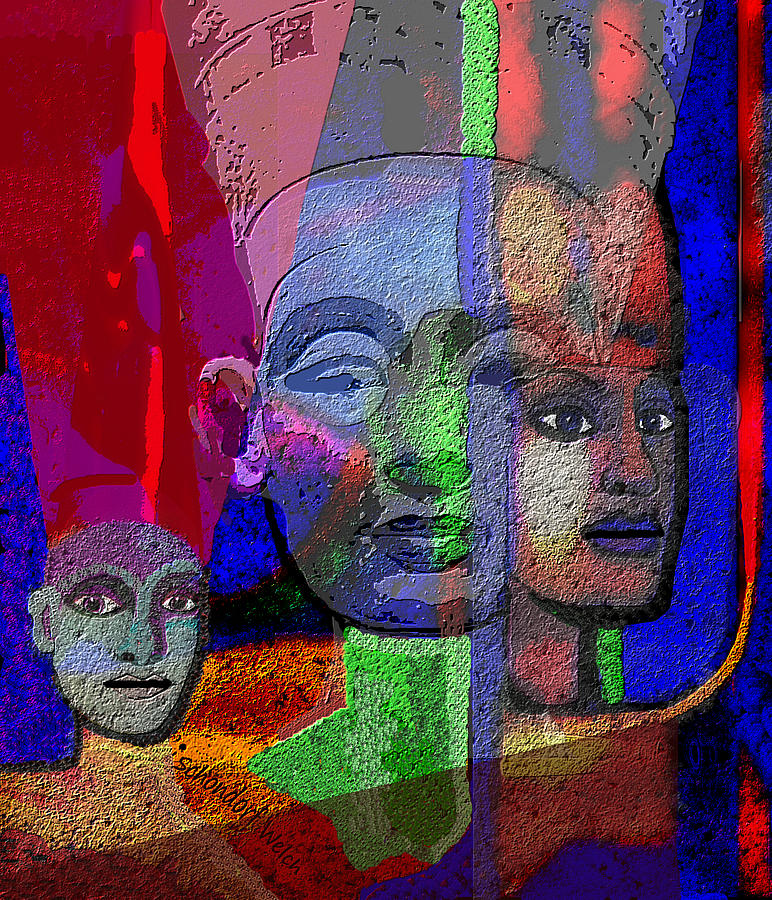 2483 A Reminiscence of Old Egypt 2017 Digital Art by Irmgard Schoendorf Welch