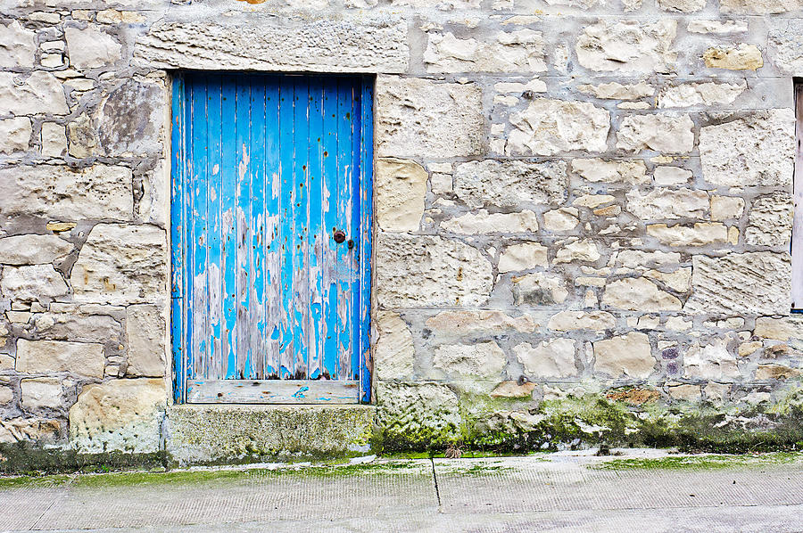 Abstract Photograph - Blue door #25 by Tom Gowanlock