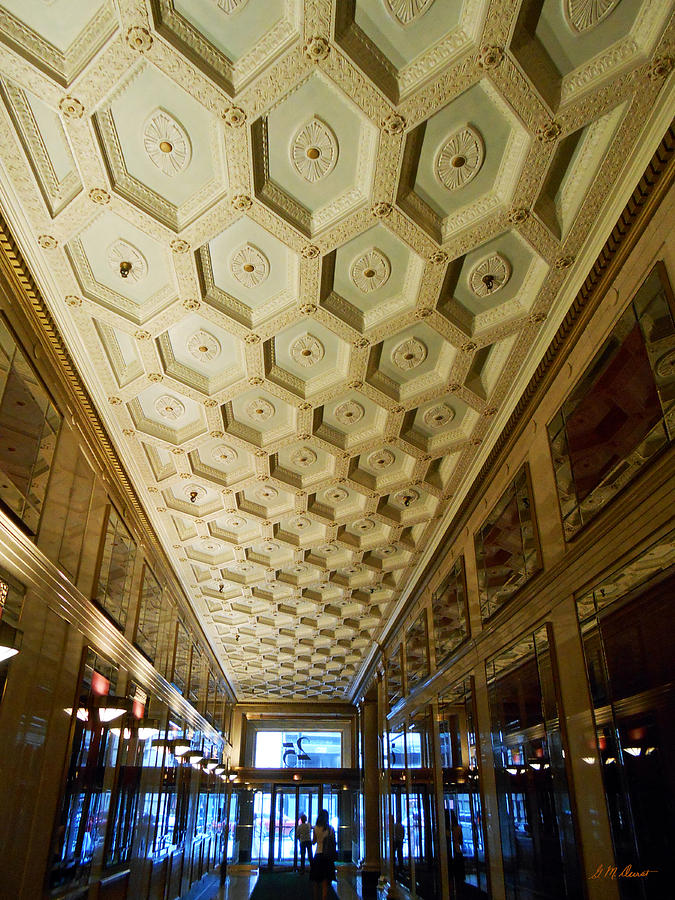 Chicago Photograph - 25 E. Washington Building Lobby in Chicago by Michael Durst