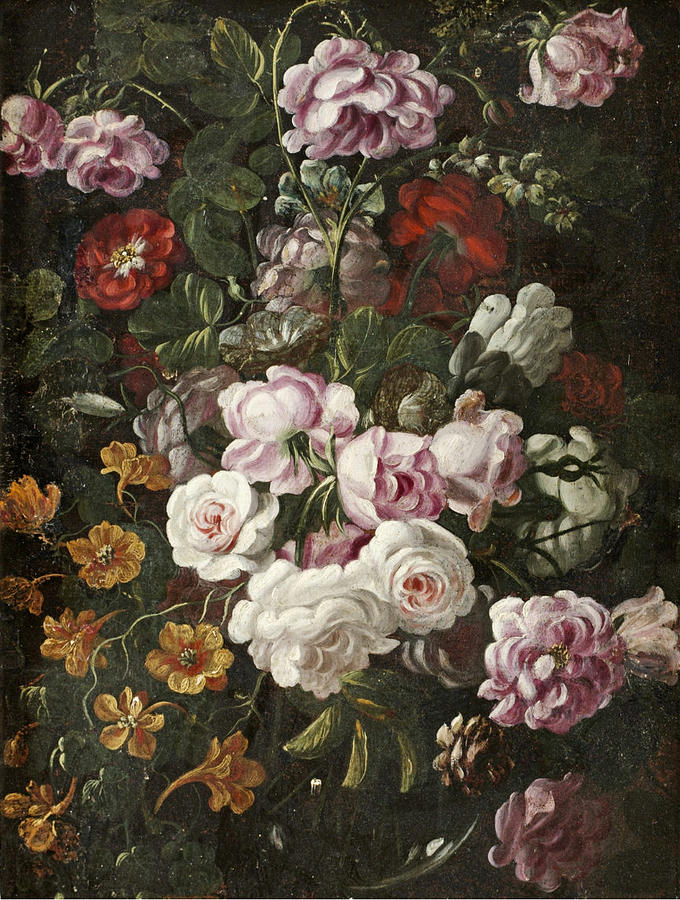 Flowers Painting - Flowers by MotionAge Designs Flowers Painting - Flowers by MotionAge Designs