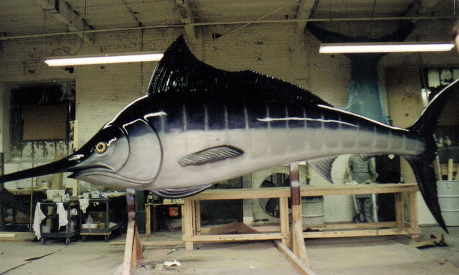 25 foot Marlin Sculpture by Patrick Dee Rankin