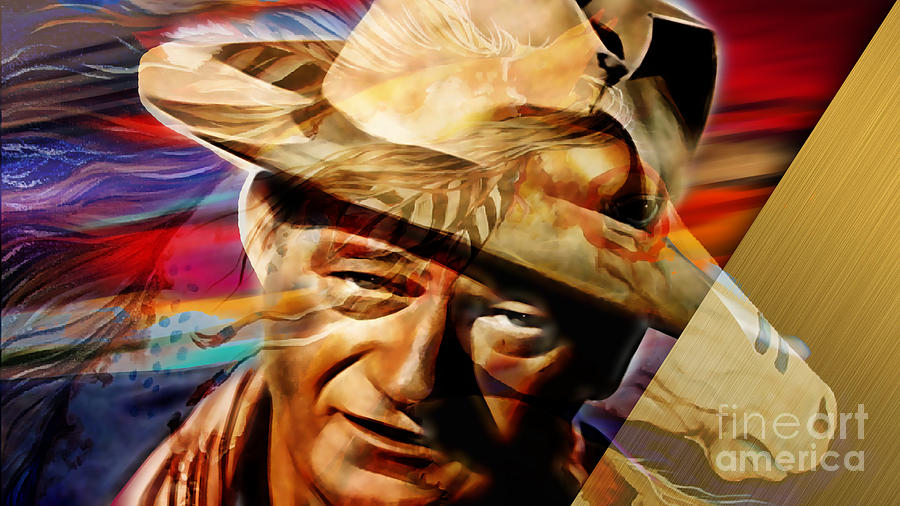 John Wayne Collection #25 Mixed Media by Marvin Blaine