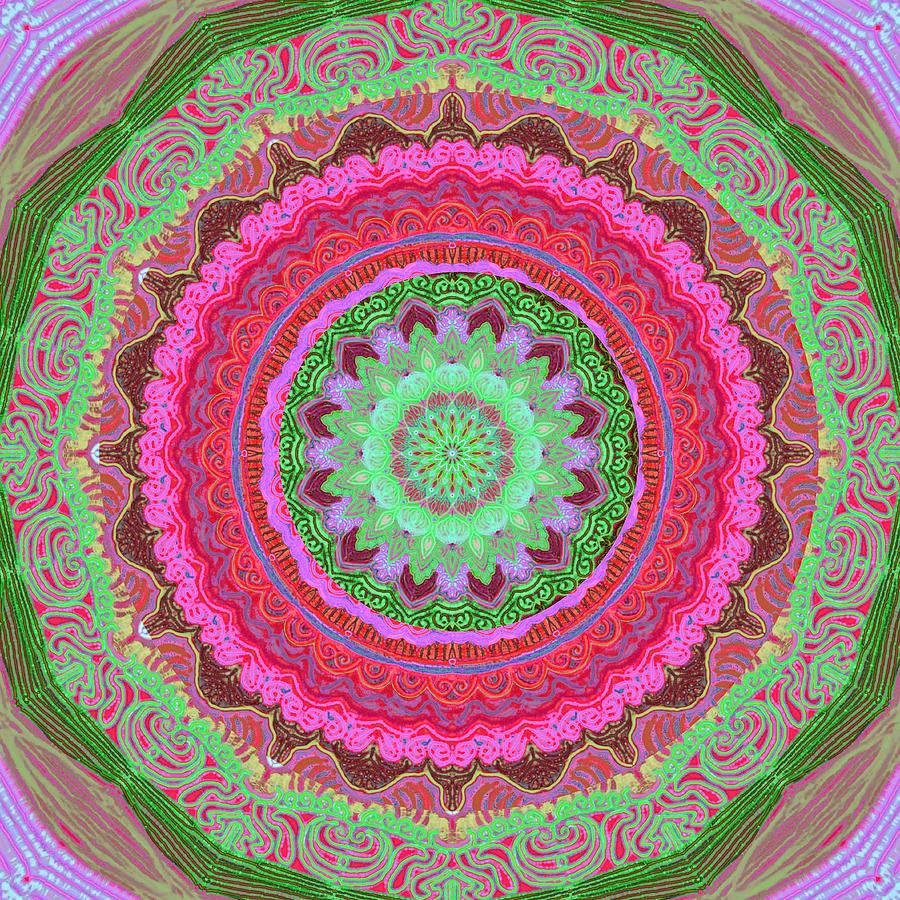 mandala- Russian inspiration #25 Digital Art by Sandrine Kespi - Fine ...