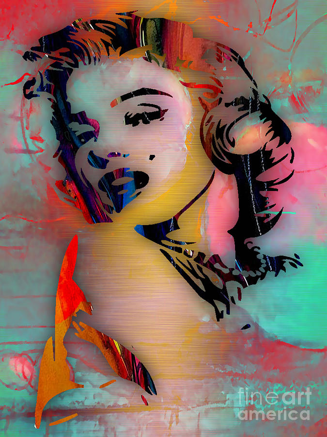 Marilyn Monroe Collection #15 Mixed Media by Marvin Blaine
