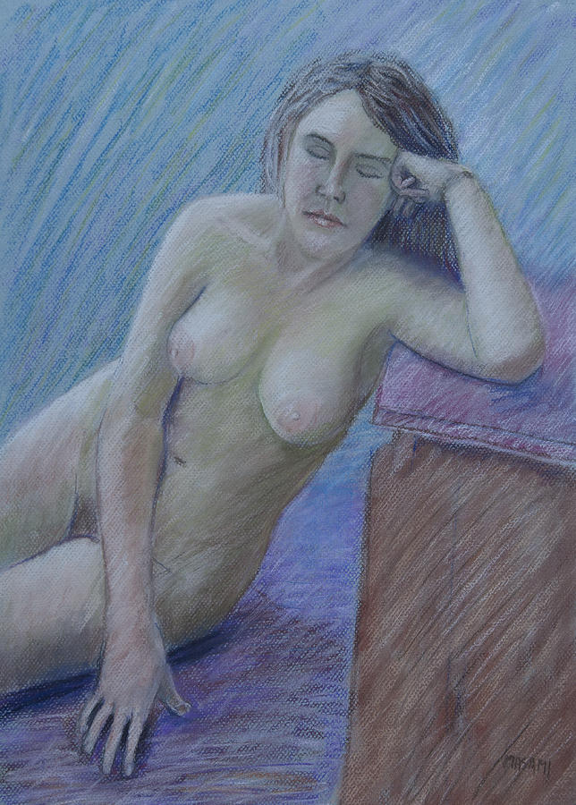 Nude Study #25 Pastel by Masami Iida