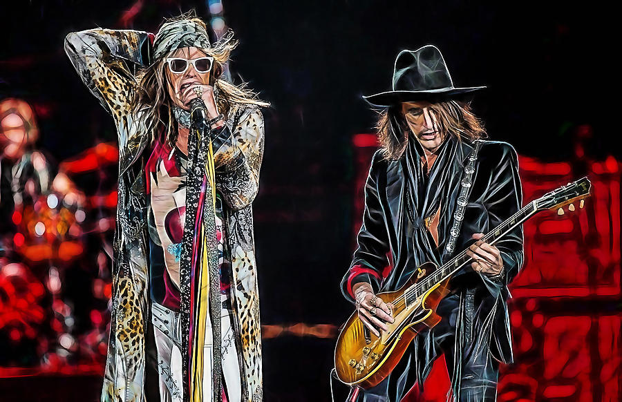 Steven Tyler Collection #25 Mixed Media by Marvin Blaine