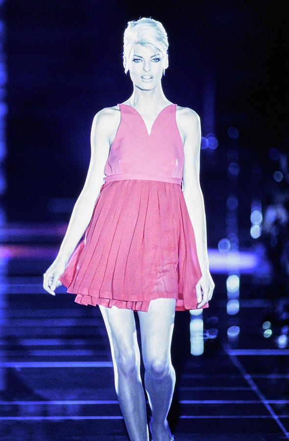 Versace Fall 1991 Rtw Show 25 Photograph by Guy Marineau Versace Fall 1991 Rtw Show 25 Photograph by Guy Marineau