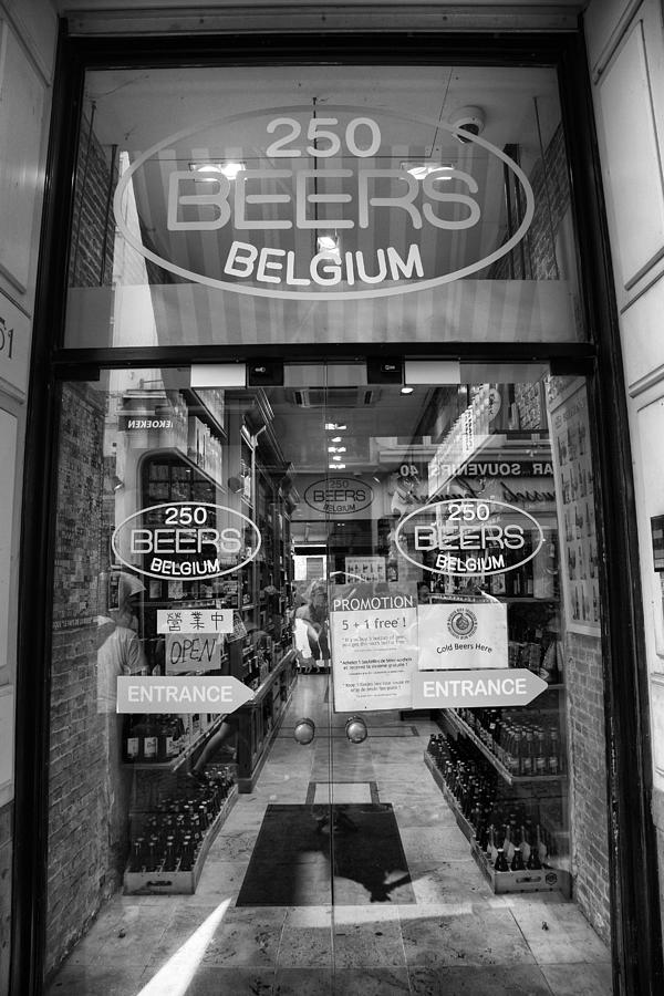 Beer Photograph - 250 Belgian Beers by Georgia Clare