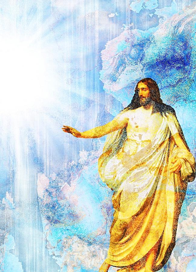 Jesus Christ - Religious Art Digital Art by Elena Kosvincheva