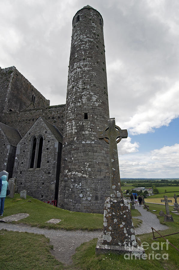Rock of Cashel round tower Photograph by Cindy Murphy - NightVisions 