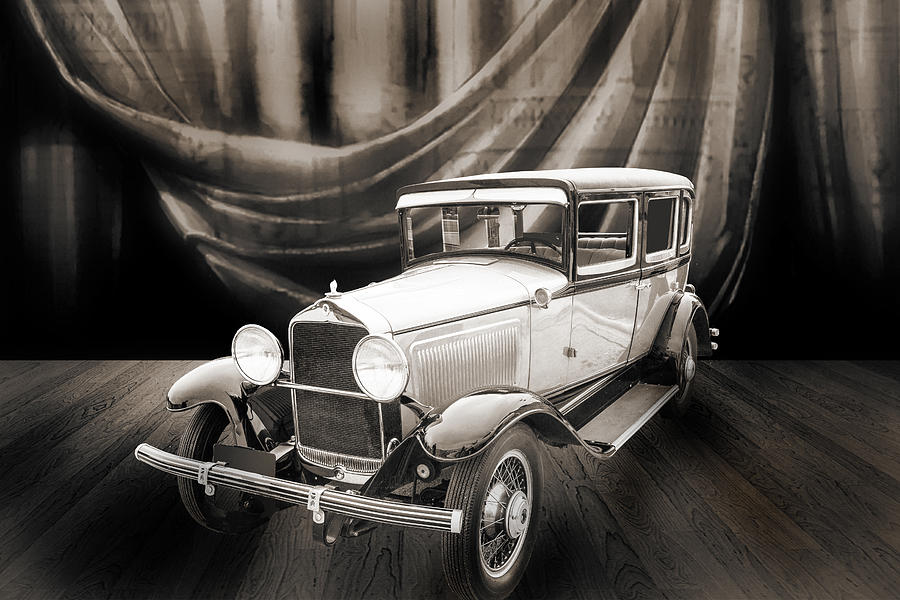 1929 Willys Knight Vintage Classic Car Automobile Photographs Fi #26 Photograph by M K Miller