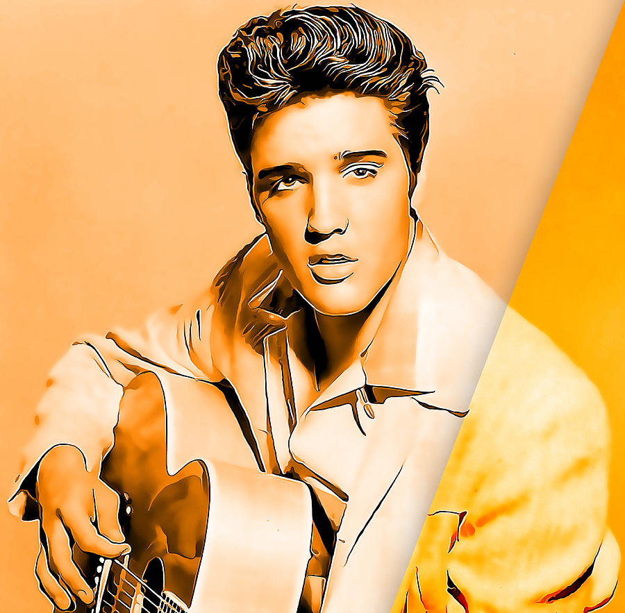 Elvis Presley #26 Mixed Media by Marvin Blaine