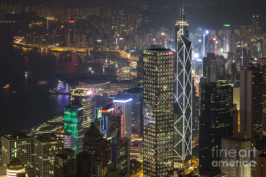 Hong Kong skyline #26 Photograph by Didier Marti