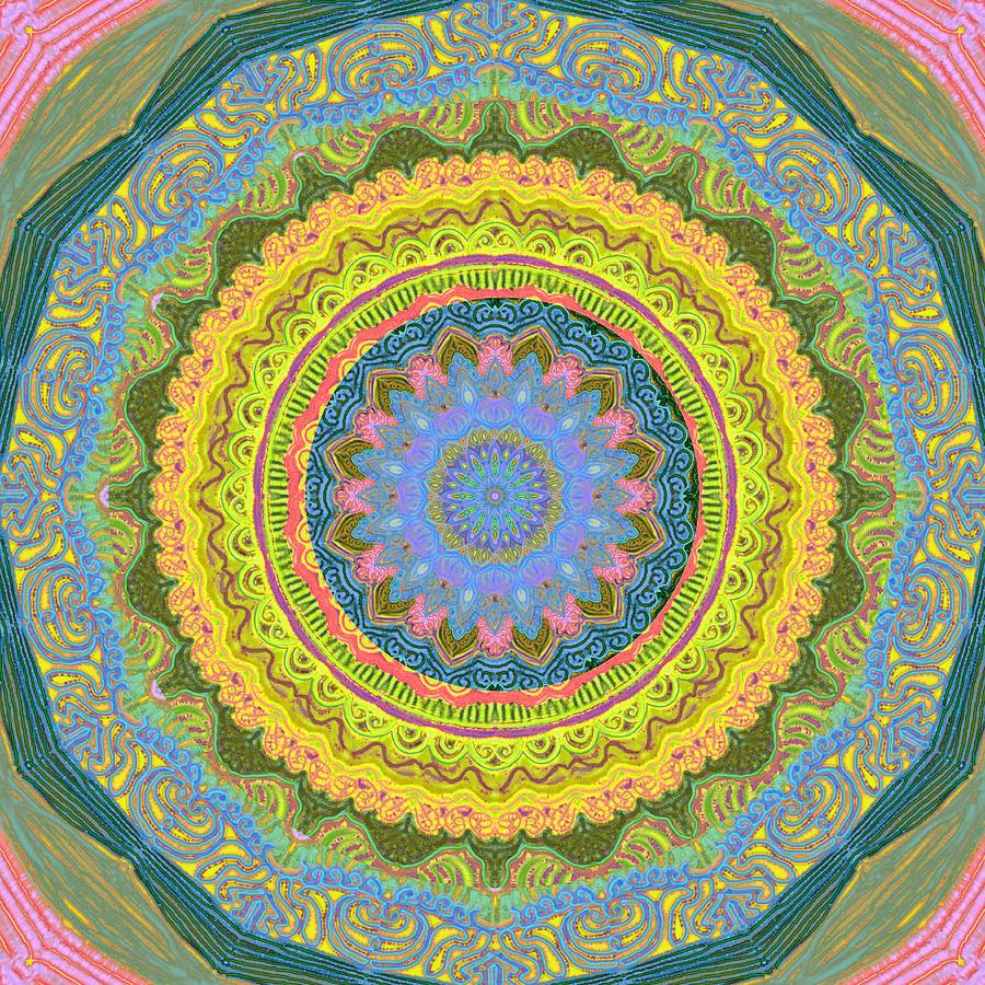 mandala- Russian inspiration Digital Art by Sandrine Kespi - Fine Art ...