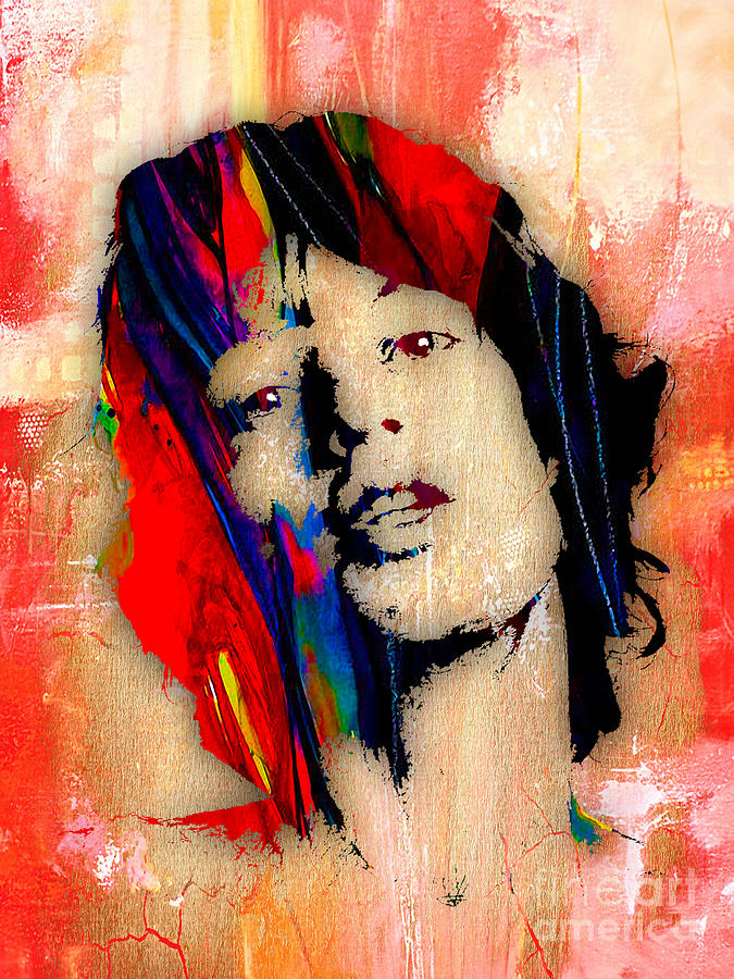 Mick Jagger Collection Mixed Media by Marvin Blaine - Fine Art America