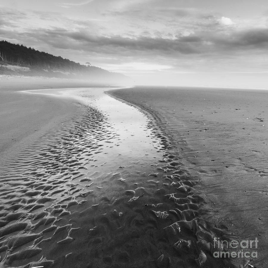 Black And White Photograph - Second Beach #26 by Twenty Two North Photography