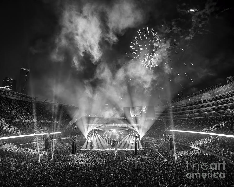 The Grateful Dead at Soldier Field Fare Thee Well Photograph by David Oppenheimer