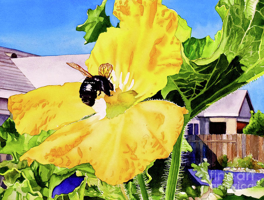 #261 Bumble Bee #261 Painting by William Lum