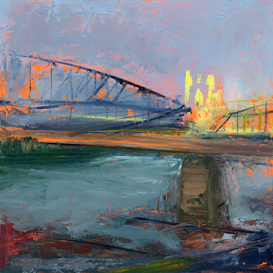 Bridge Painting - Untitled #298 by Chris N Rohrbach