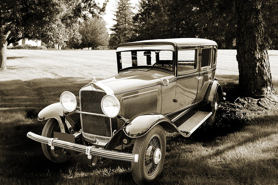 1929 Willys Knight Vintage Classic Car Automobile Photographs Fi #27 Photograph by M K Miller