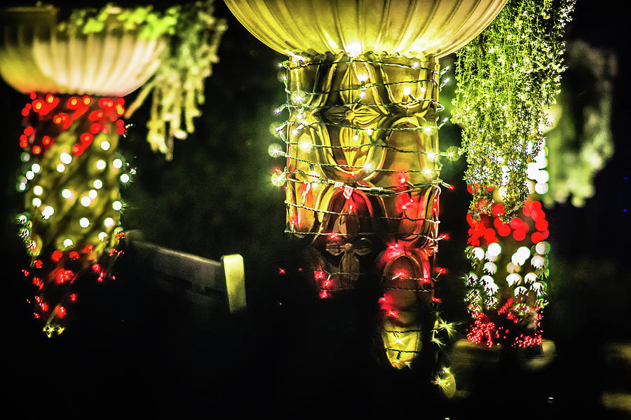 Christmas Season Decorations And Lights At Gardens #27 Photograph by Alex Grichenko