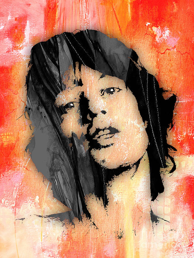 Mick Jagger Collection #27 Mixed Media by Marvin Blaine
